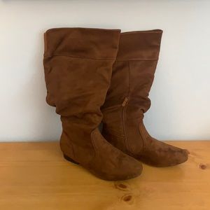 Dream Pairs Knee-High Cognac Boots